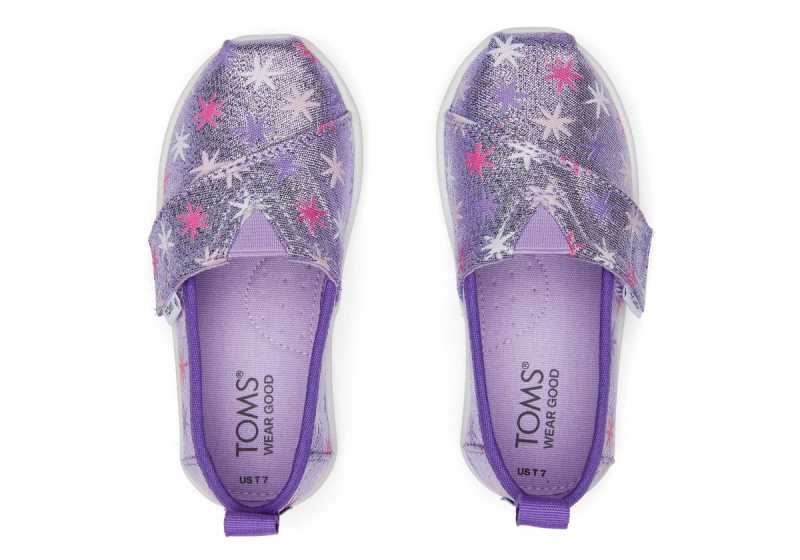 Toms Tiny Alpargata Stars Purple | BLRMGU-317