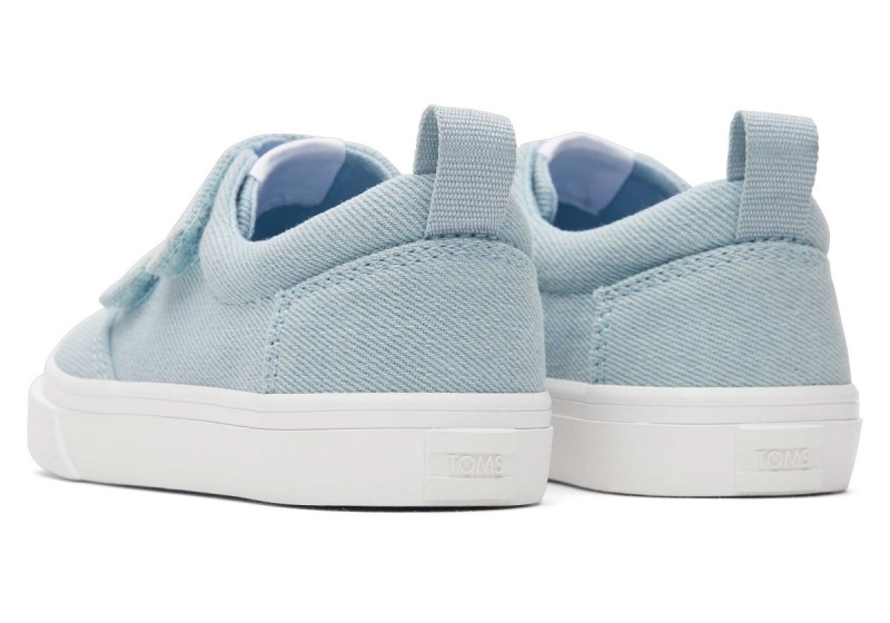 Toms Tiny Fenix Double Strap Sneaker Blue | ITZMKH-540