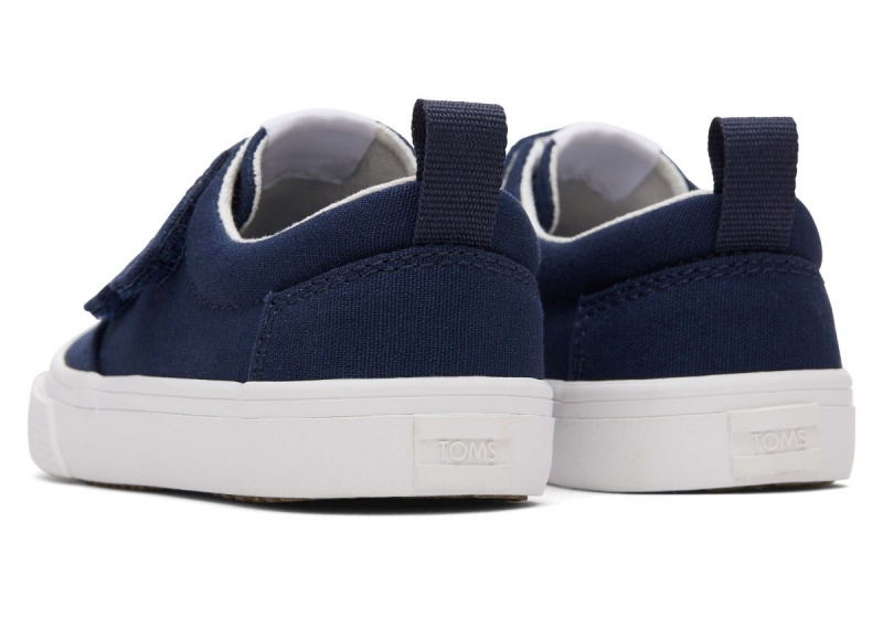 Toms Tiny Fenix Double Strap Sneaker Navy | ZYXUTP-735