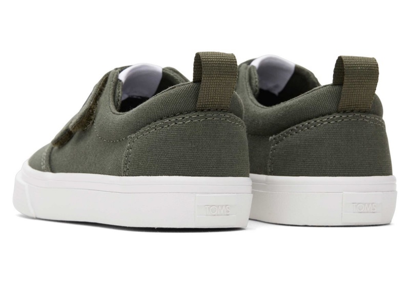 Toms Tiny Fenix Double Strap Sneaker Olive | YICLOA-015