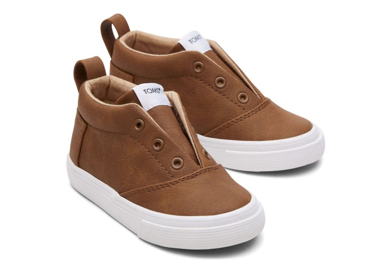 Toms Tiny Fenix Sneaker Brown | EVSKAQ-351