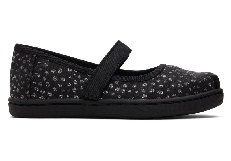 Toms Tiny Mary Jane Black | NOZXGE-378