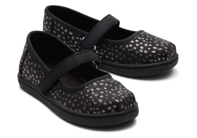 Toms Tiny Mary Jane Black | NOZXGE-378