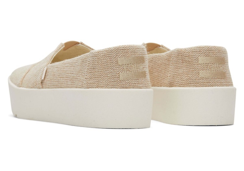 Toms Verona Slip On Sneaker Beige | WZHCRK-894