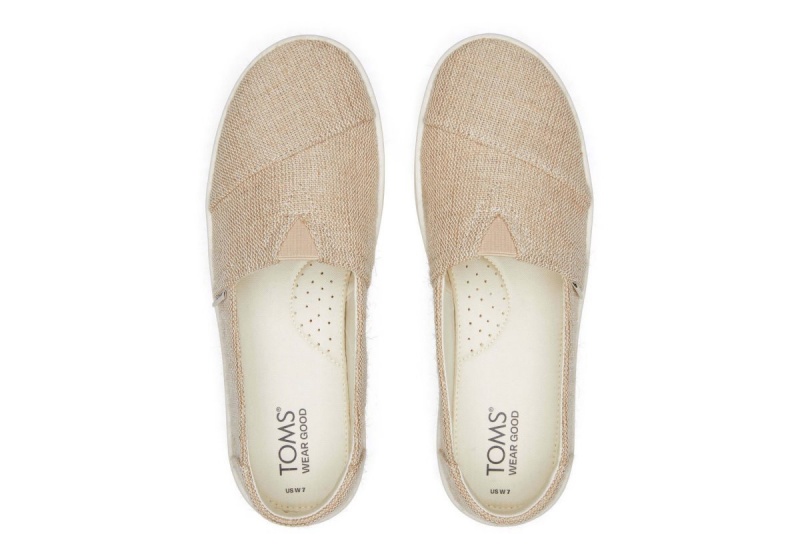 Toms Verona Slip On Sneaker Beige | WZHCRK-894