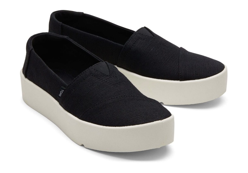 Toms Verona Slip On Sneaker Black | CFVTLX-397