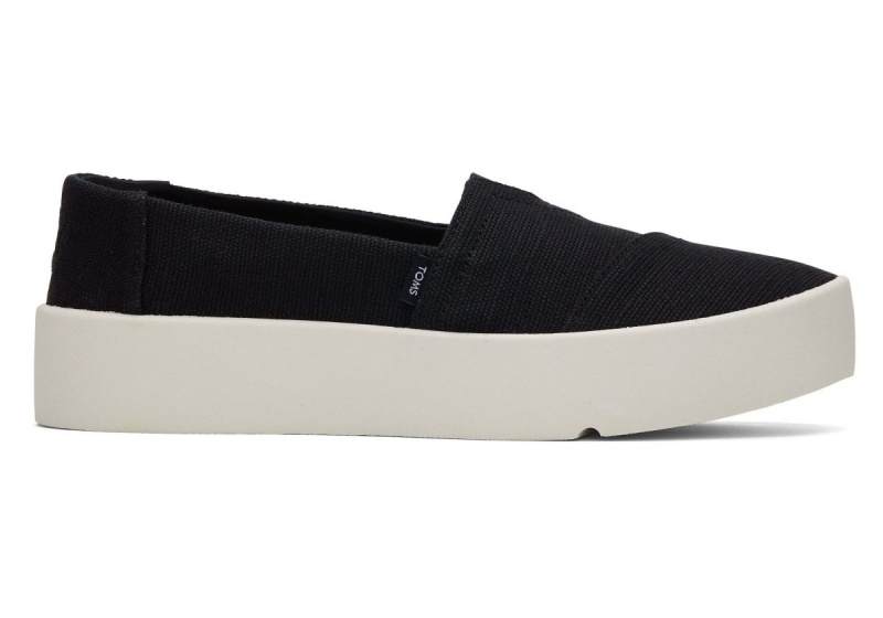 Toms Verona Slip On Sneaker Black | CFVTLX-397