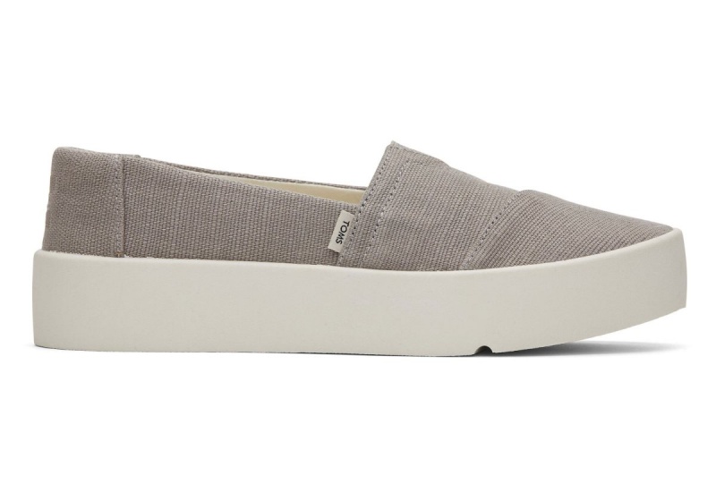 Toms Verona Slip On Sneaker Light Grey | JCFWYP-925