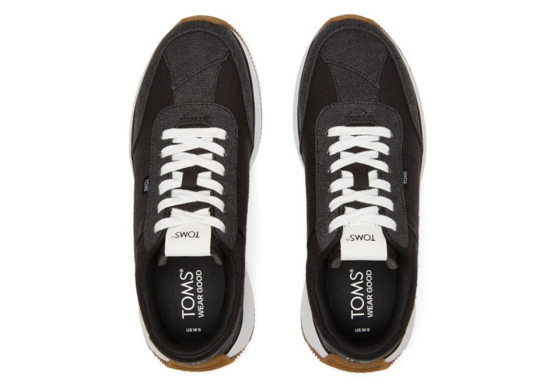 Toms Wyndon Jogger Sneaker Black | RUKNAP-890